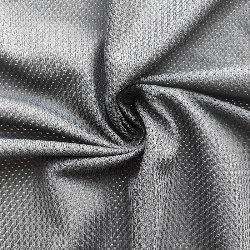 RPET Spandex Small Eyelet Mesh Fabric