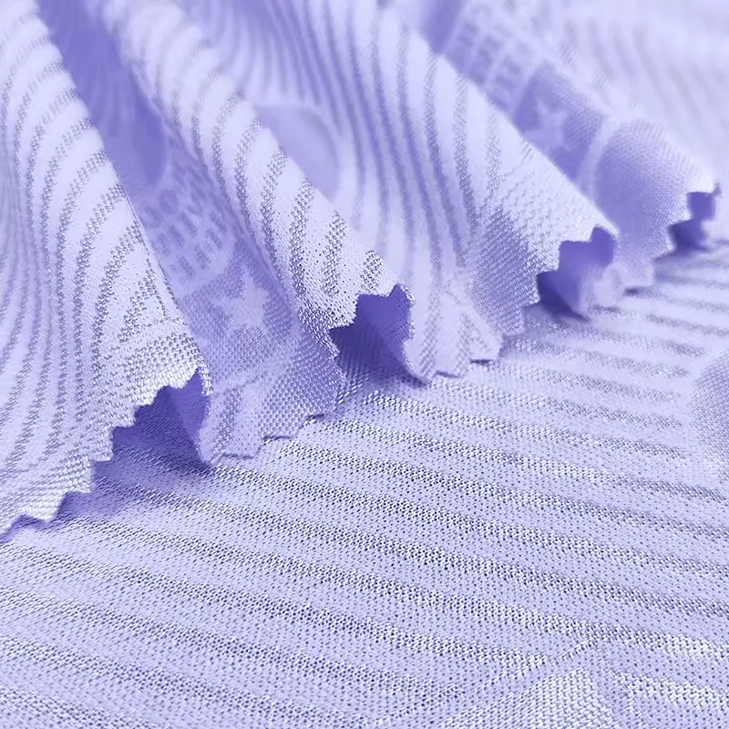 Polyester+Spandex Jacquard Fabric - Image 3