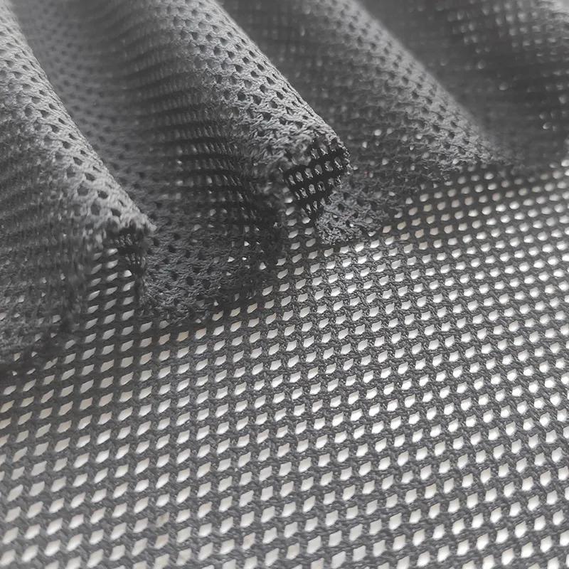 RPET Spandex Diamond Eyelet Mesh Fabric - Image 2