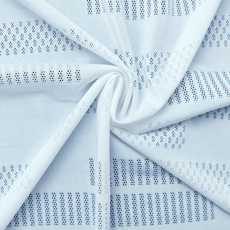 RPET+Spandex Jacquard Mesh Fabric