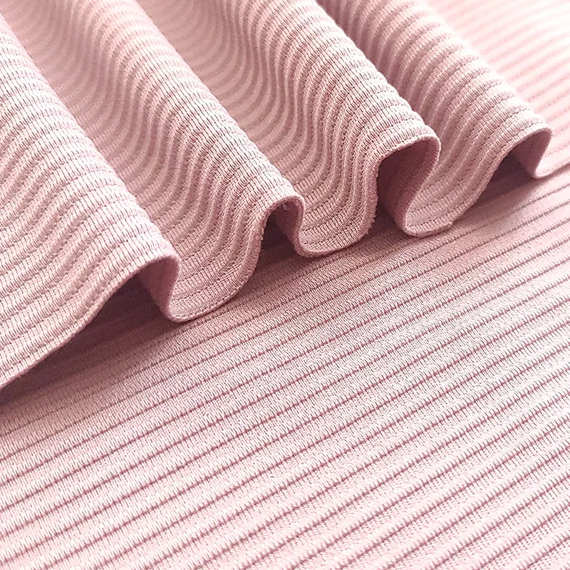 Polyester+Spandex Rib One Side Brushed Fabric - Image 2
