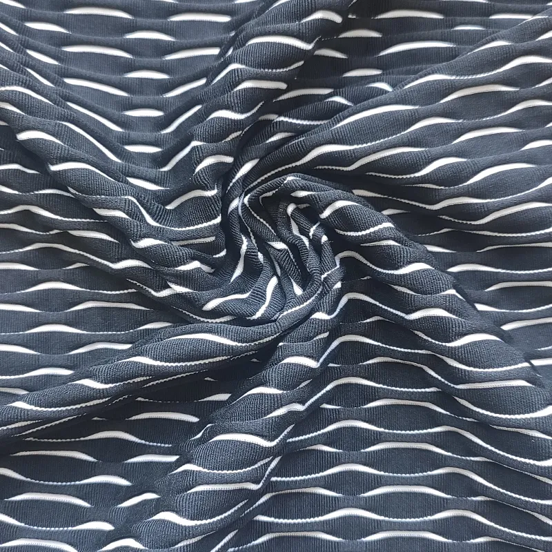 Polyester+Spandex Jacquard Fabric
