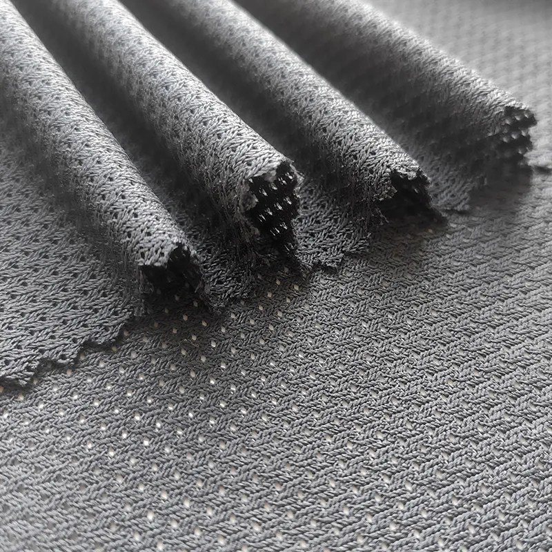 RPET Spandex Small Eyelet Mesh Fabric - Image 3