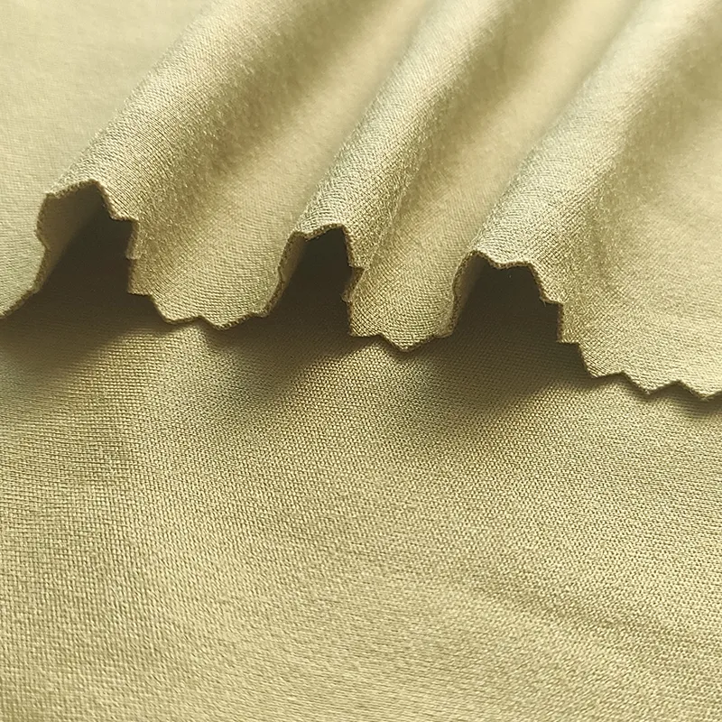 RPET Spandex Interlock Fabric with Double-Sided Brushed Finish - Image 3