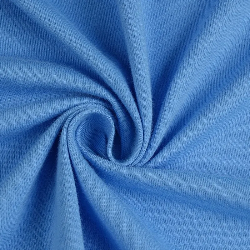 100% Cotton Single-sided Combed Plain Weave Jersey Fabric